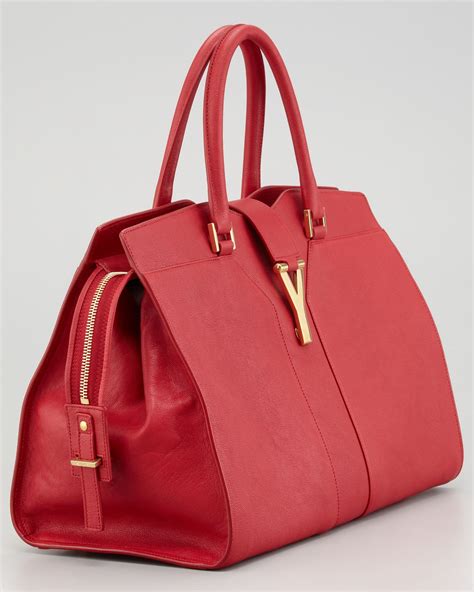 red ysl handbag|yves saint laurent bags red.